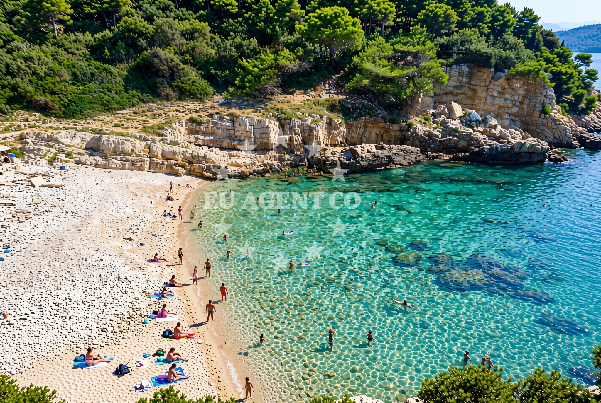 Additional view of Mužilj istok, Pula Beach in Mužilj istok