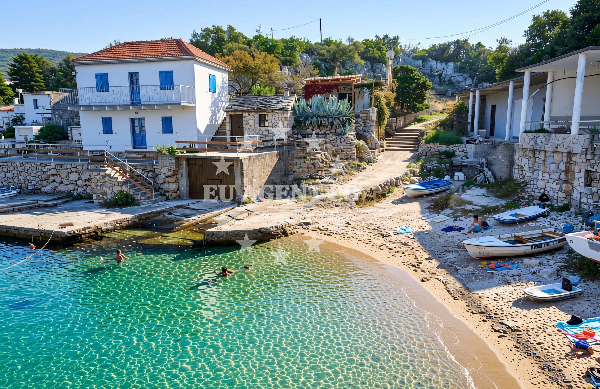 Additional view of Naburje jug, Zastražišće (Hvar) Beach in Naburje jug
