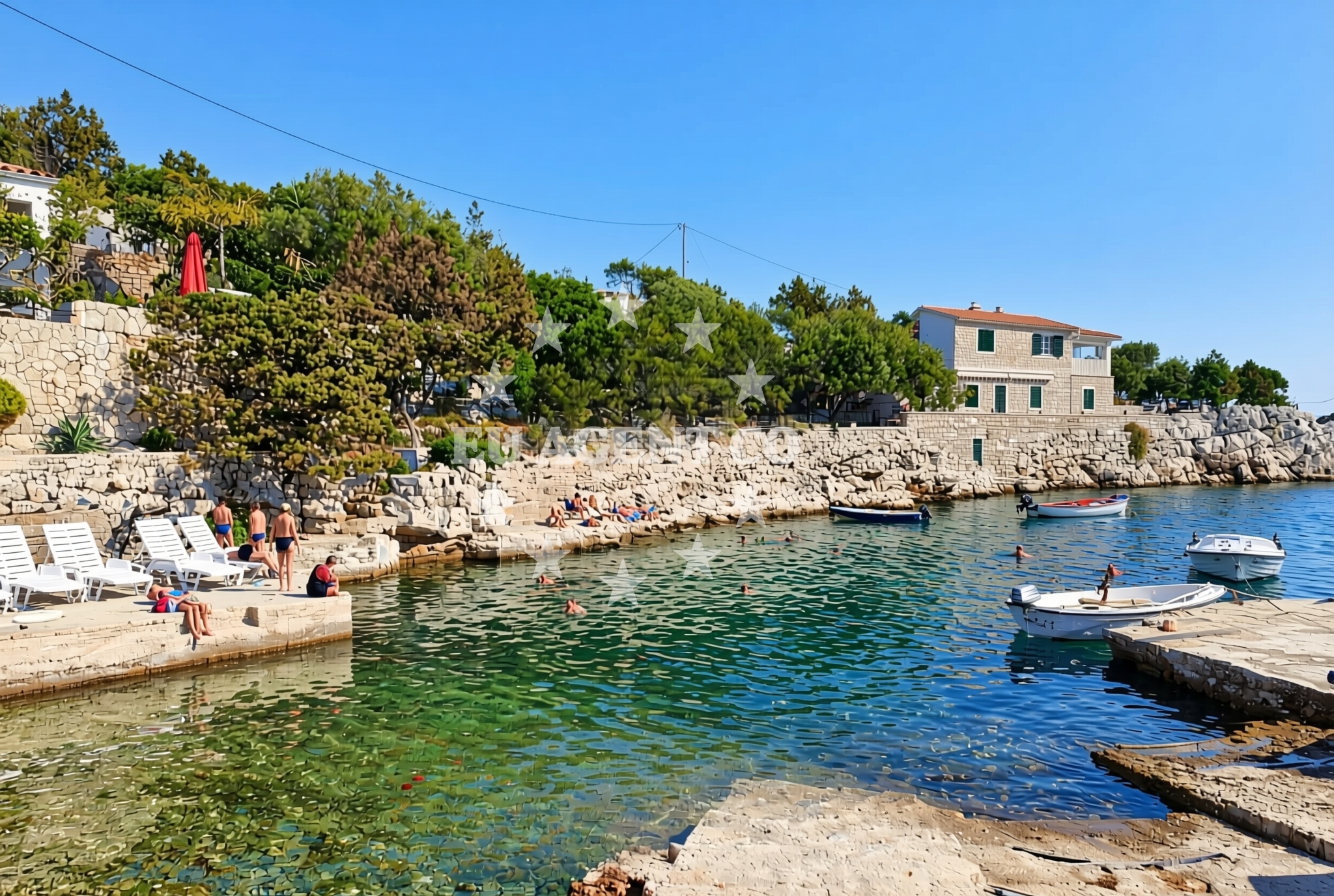 Additional view of Naburje jug, Zastražišće (Hvar) Beach in Naburje jug