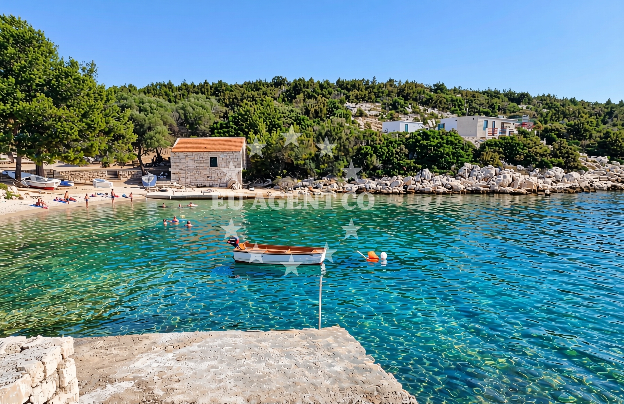 Additional view of Naburje sjever, Zastražišće (Hvar) Beach in Naburje sjever