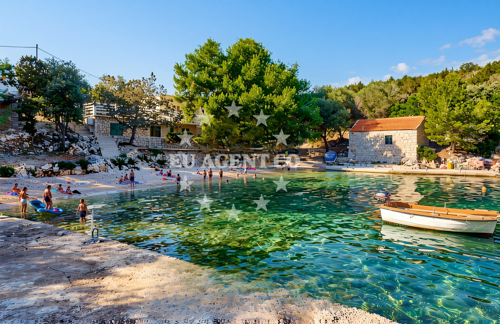 Additional view of Naburje sjever, Zastražišće (Hvar) Beach in Naburje sjever