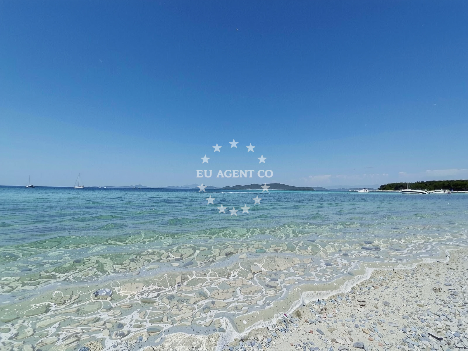 Sea and coastal view of Natural Bridge beach in Podanac 10, Veli Rat
