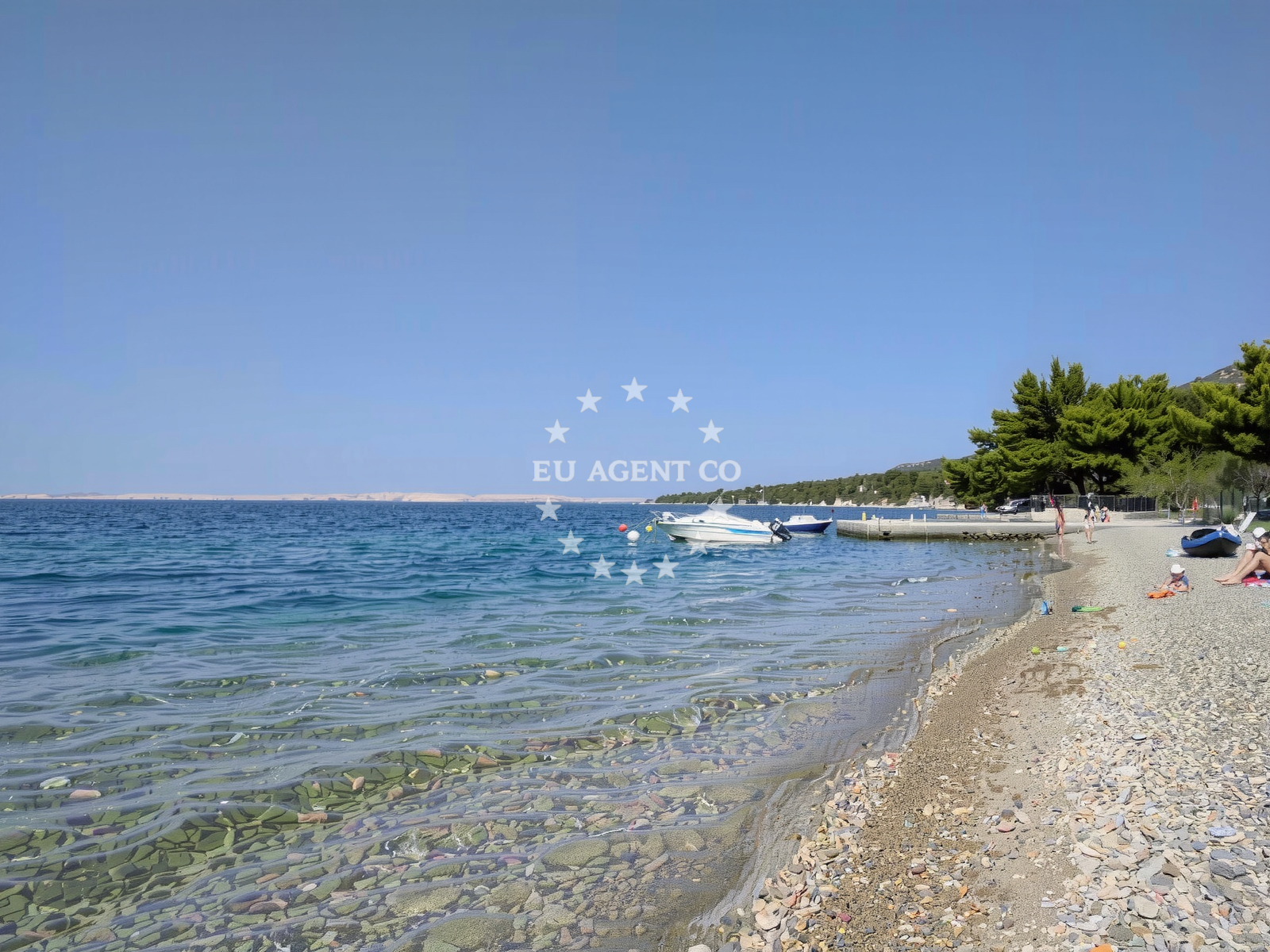 Additional view of Navis beach in Kozjača 43a, Tribanj-Krušćica