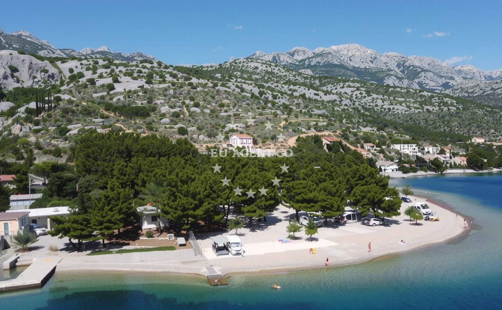 Additional view of Navis beach in Kozjača 43a, Tribanj-Krušćica