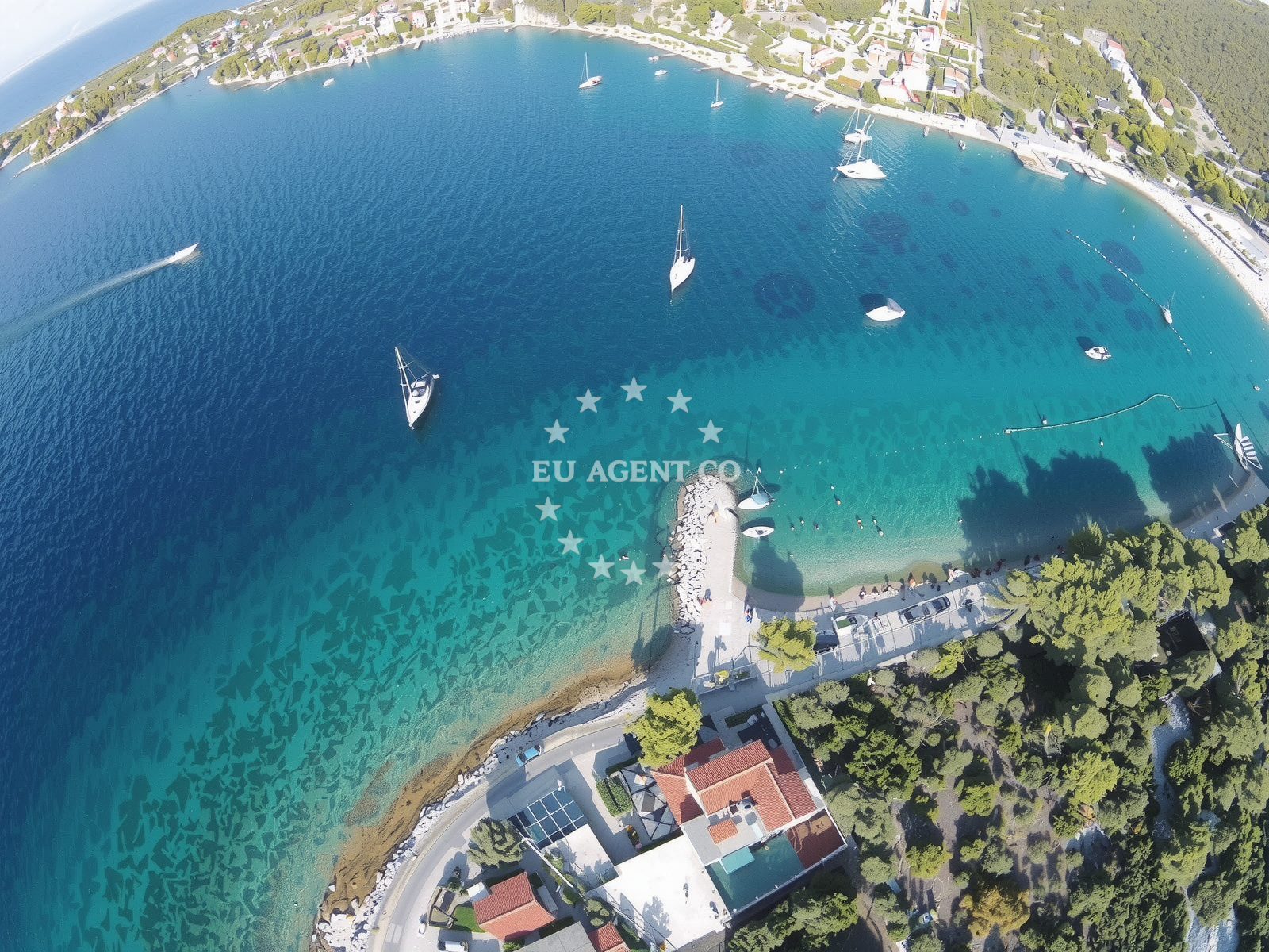 Additional view of Necujam beach in Eugena Buktenice 9, Nečujam