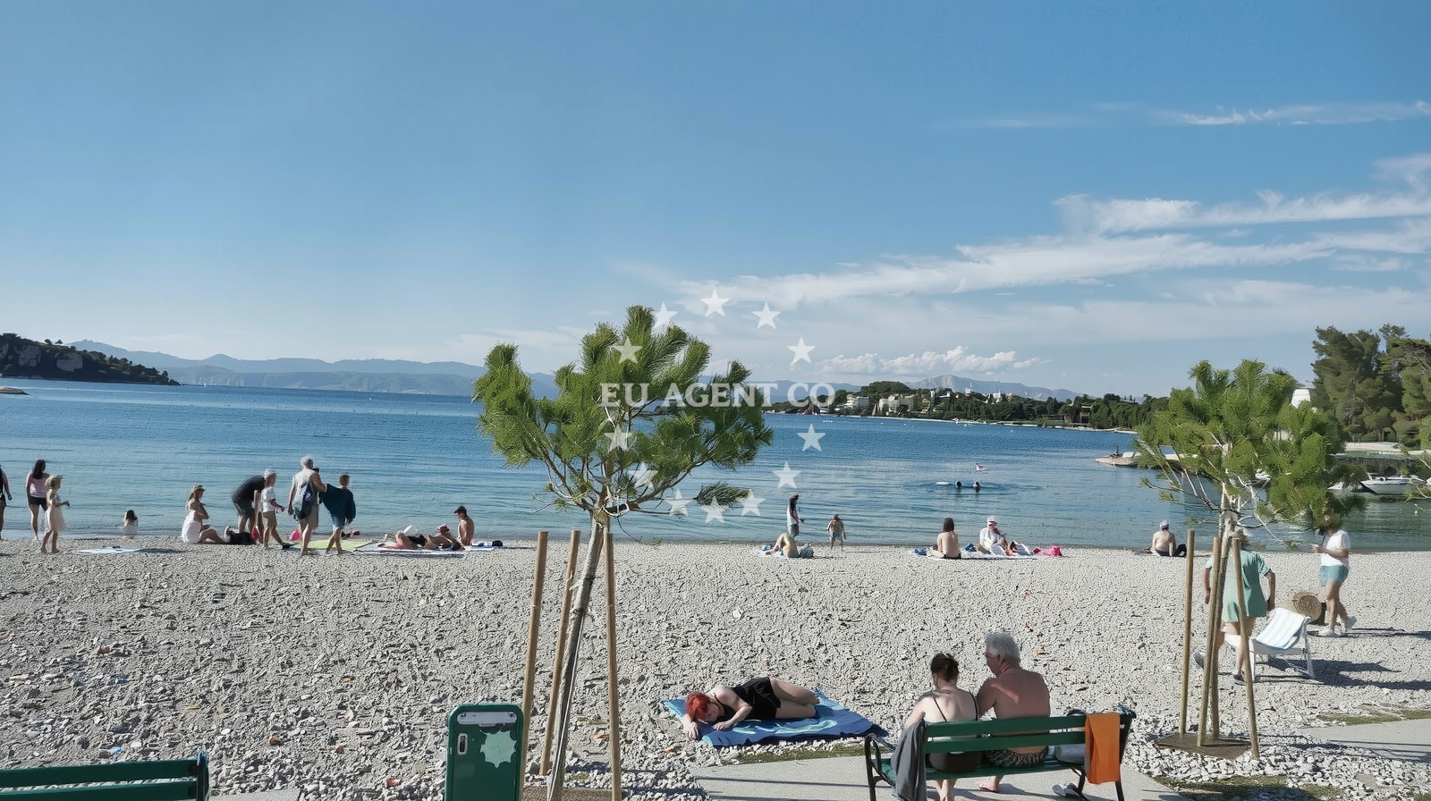 Additional view of Necujam beach in Eugena Buktenice 9, Nečujam