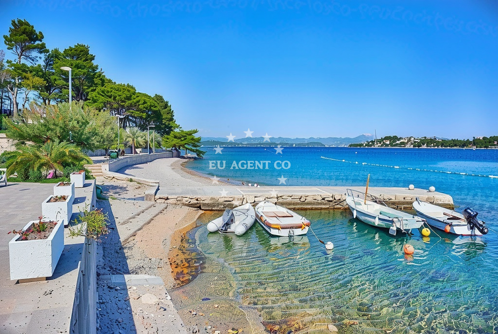 Additional view of Necujam beach in Eugena Buktenice 9, Nečujam