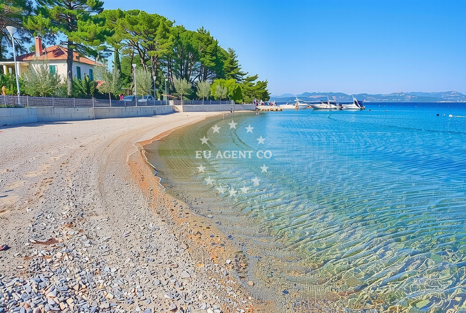 Additional view of Necujam beach in Eugena Buktenice 9, Nečujam