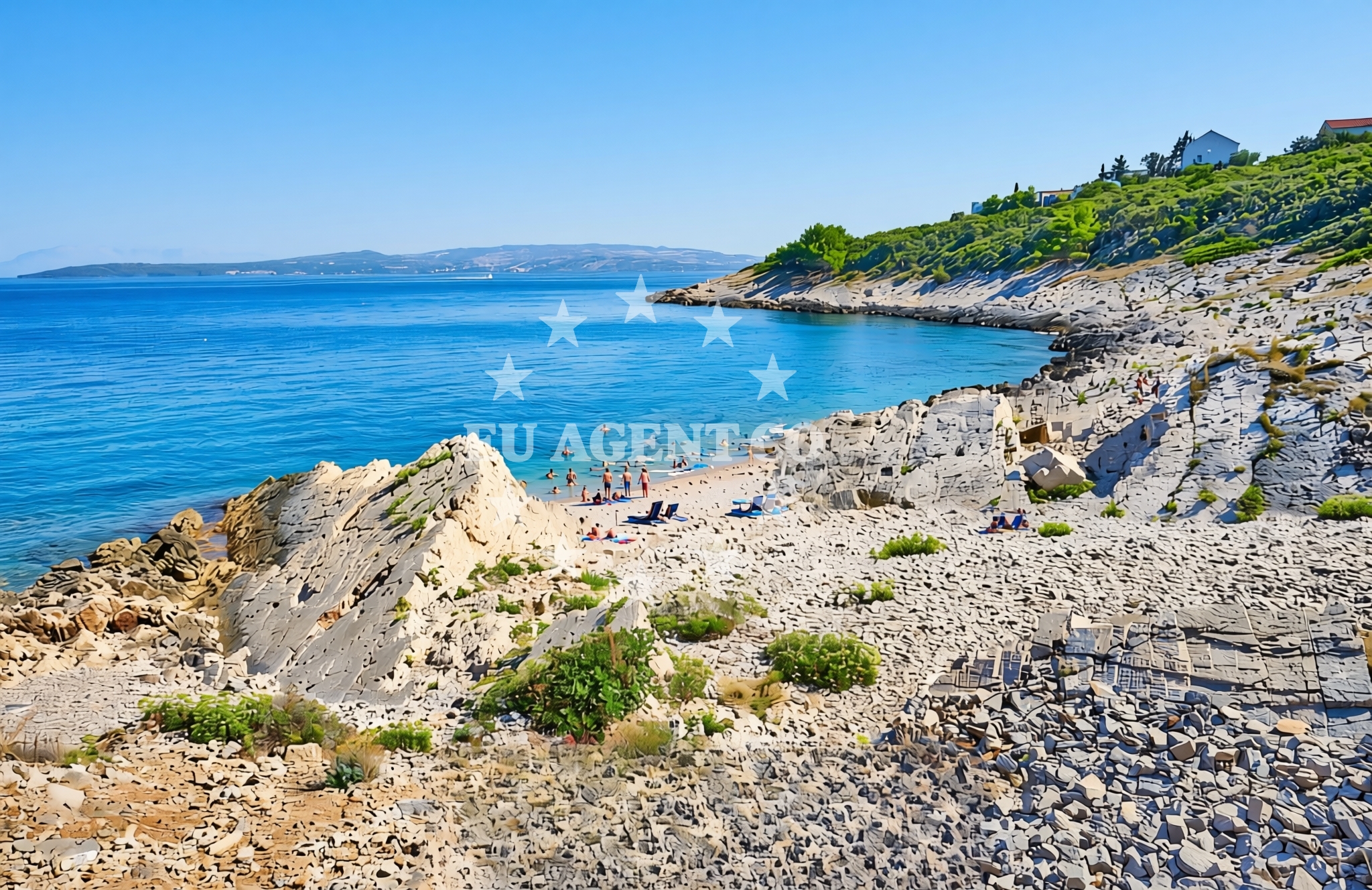 Shoreline and swimming area at Nečujam (Šolta): beaches and coves (13) in Nečujam (Šolta)