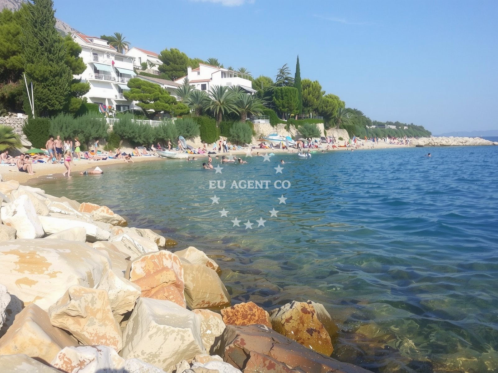 Additional view of Nemira beach in , Omiš