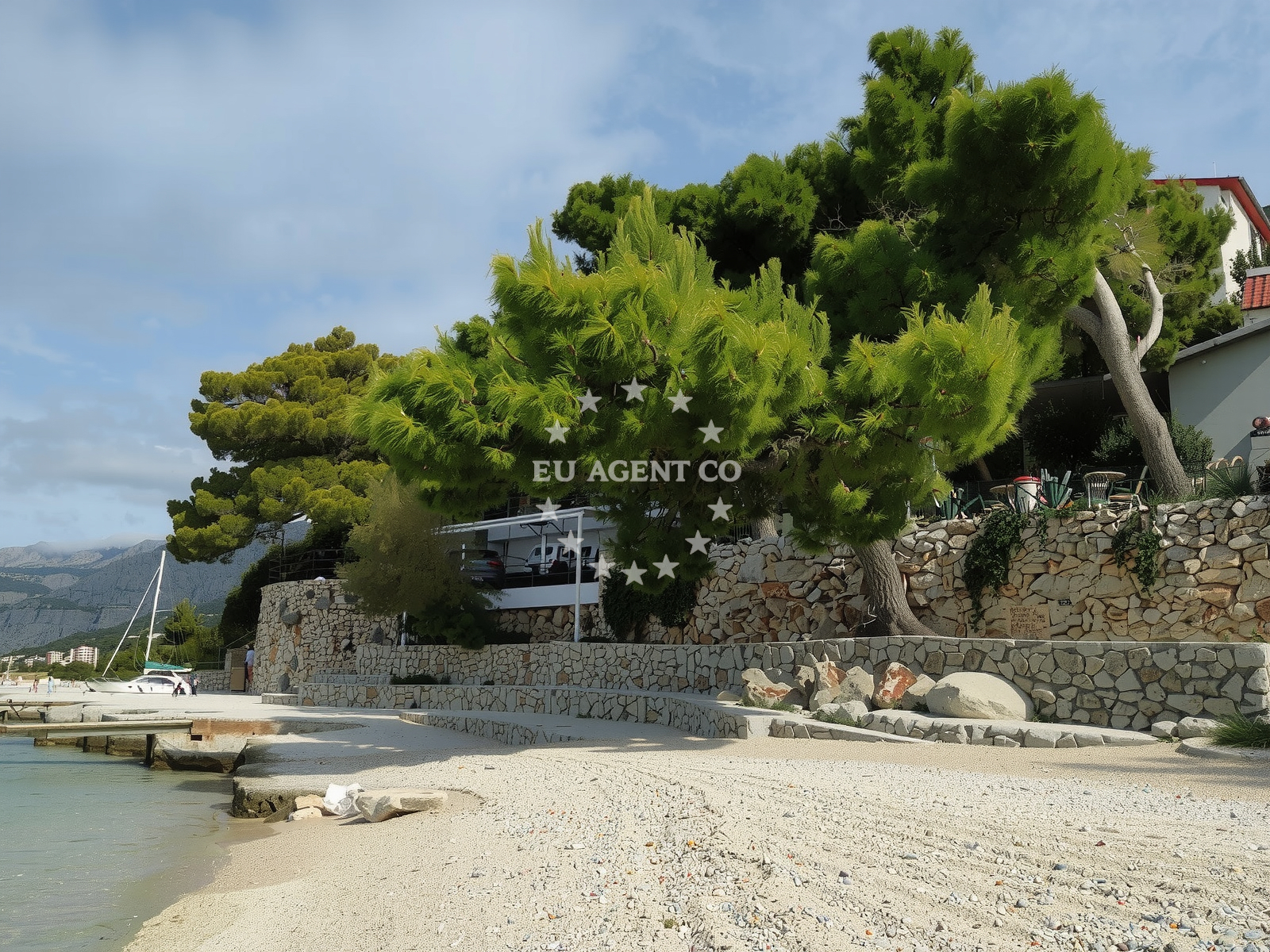 Additional view of Nemira beach in , Omiš