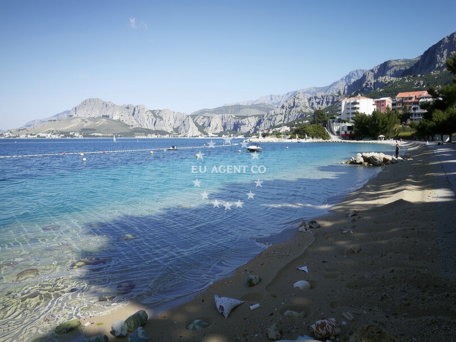 Additional view of Nemira beach in , Omiš