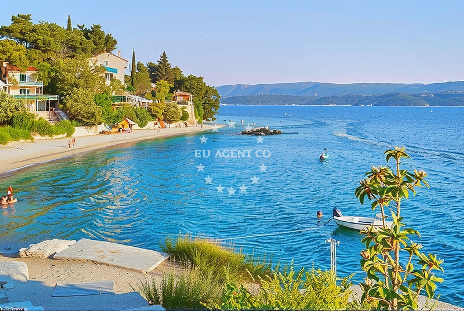 Additional view of Nemira beach in , Omiš