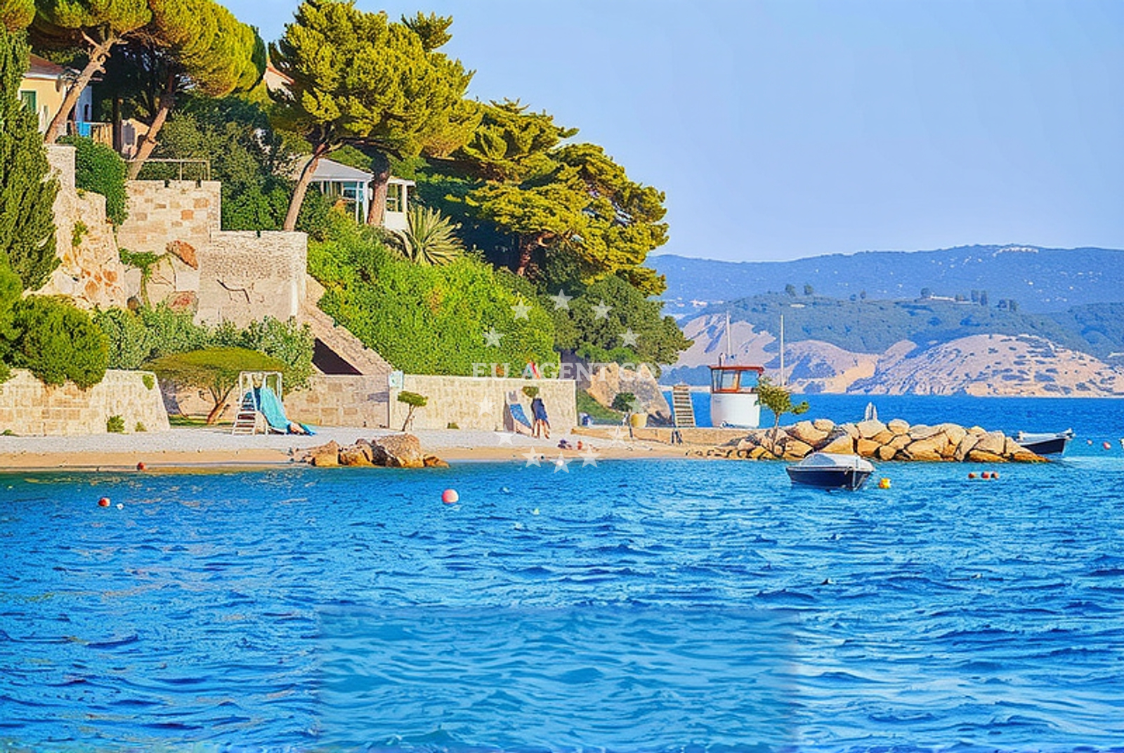 Additional view of Nemira beach in , Omiš