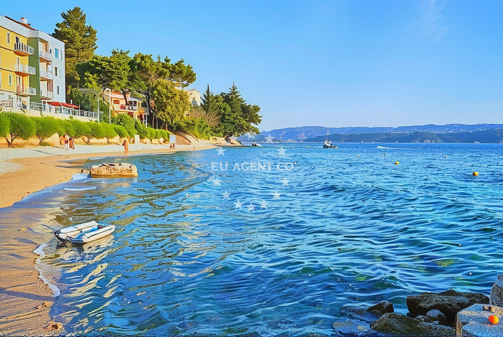 Additional view of Nemira beach in , Omiš