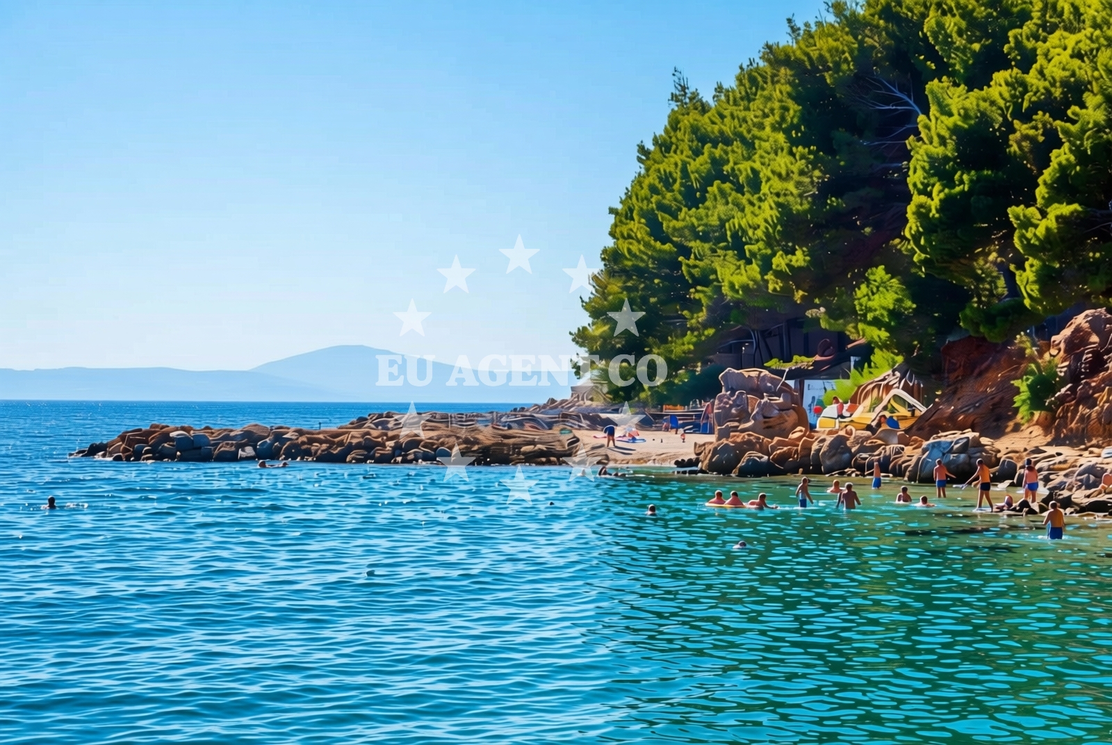 Additional view of Nemira jug, Omiš Beach in Nemira jug
