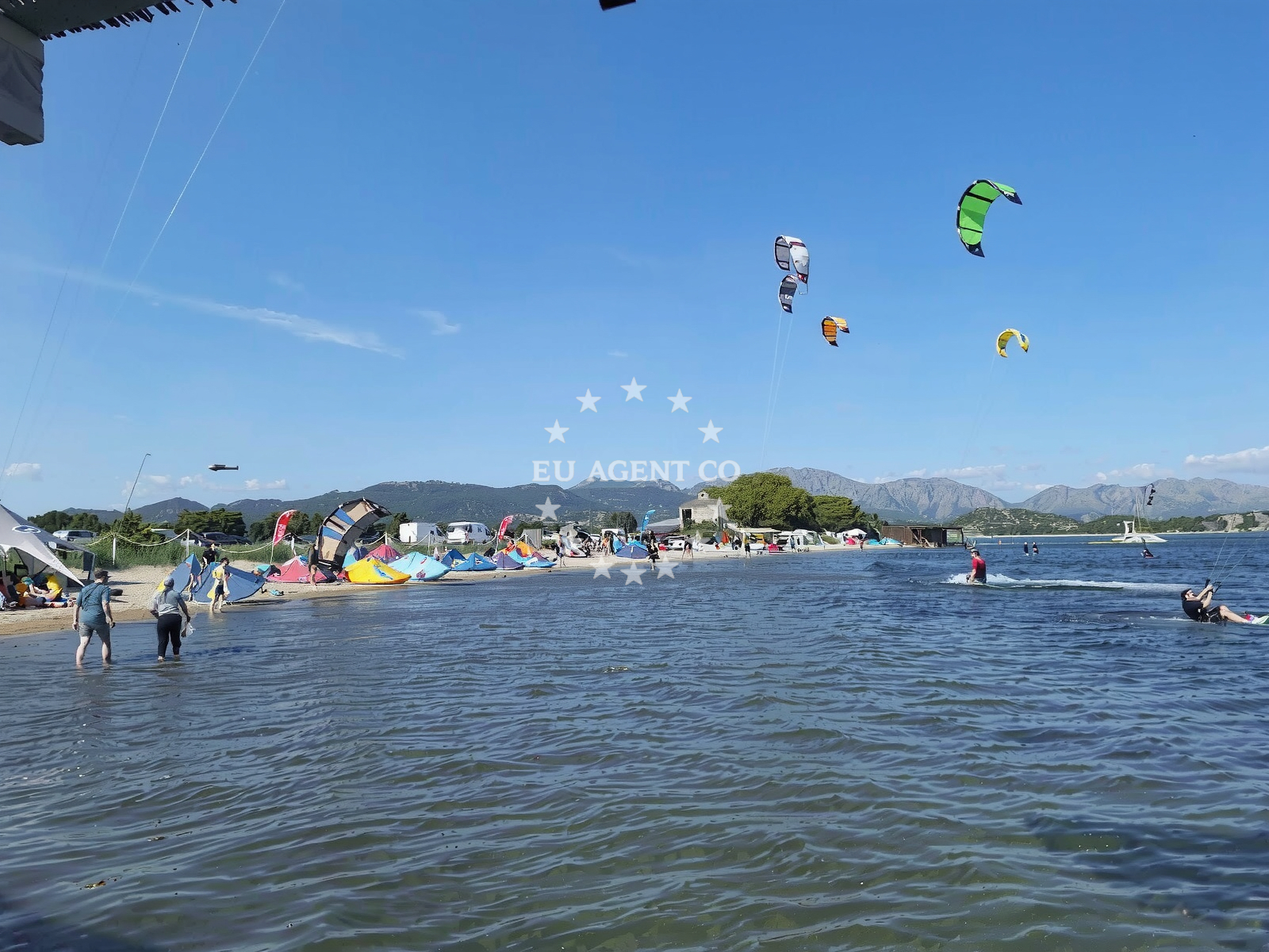 Overview of Neretva Delta Beach in Podjaruga 4A, Komin