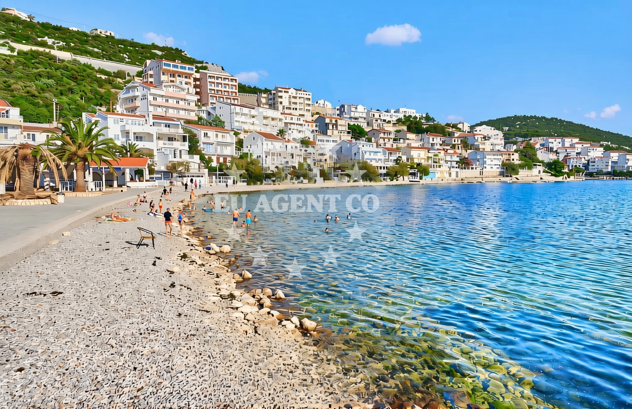 Overview of Neum: beaches and coves (9) in Neum