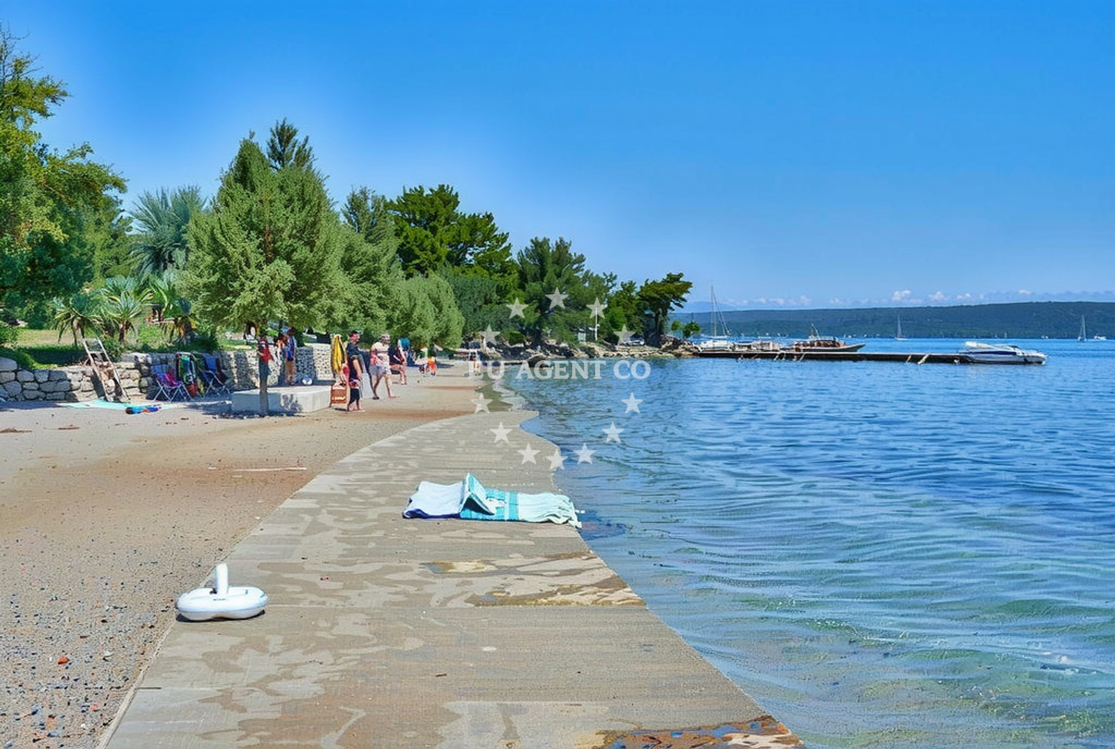 Shoreline and swimming area at Neviđane (Pašman): beaches and coves (1) in Neviđane (Pašman)
