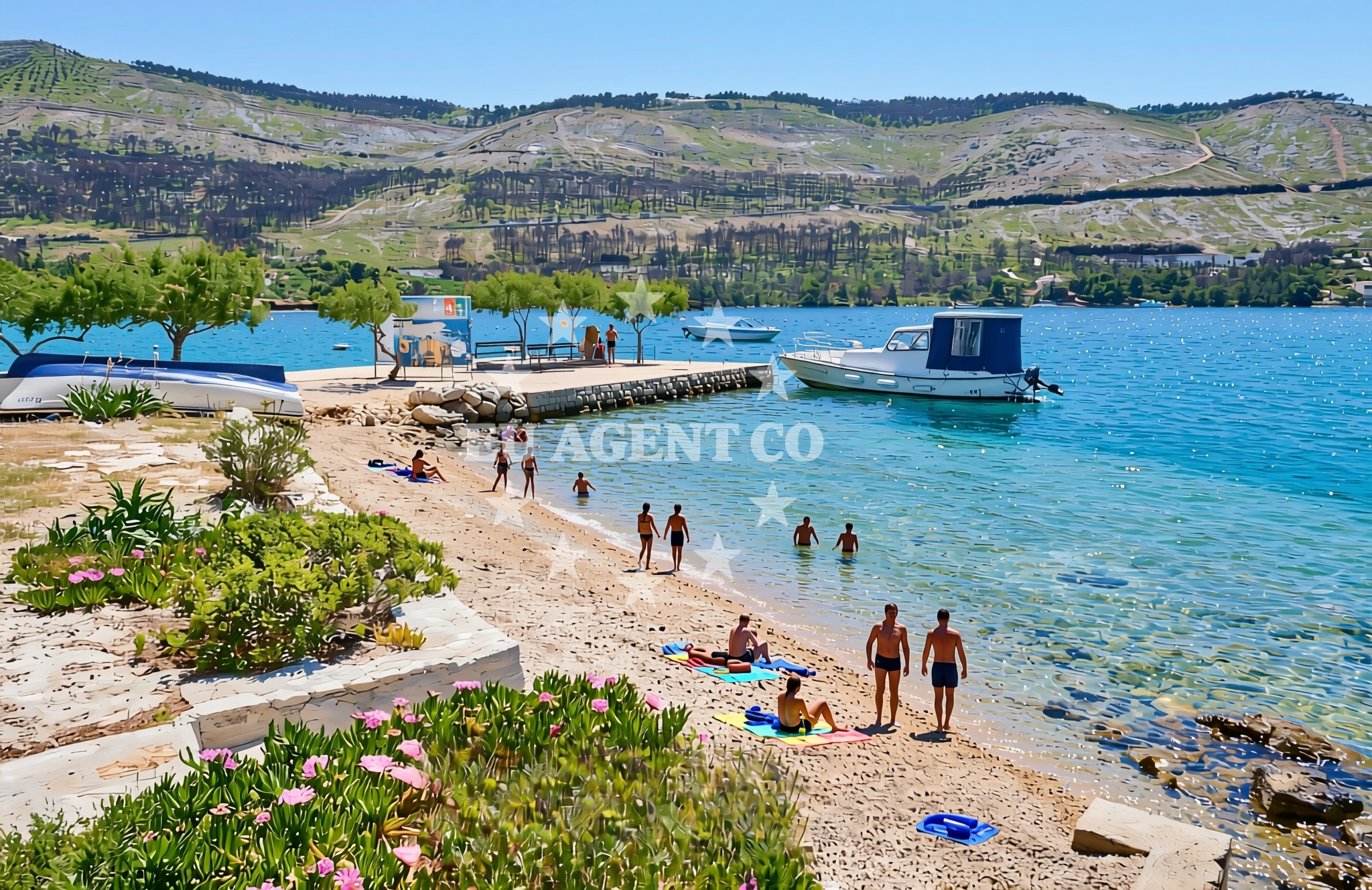 Overview of Niko, Grebaštica Beach in Niko
