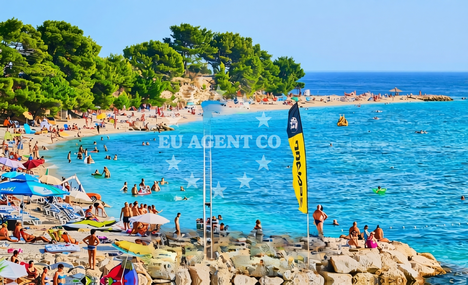 Additional view of Nikolina, Baška Voda Beach in Nikolina