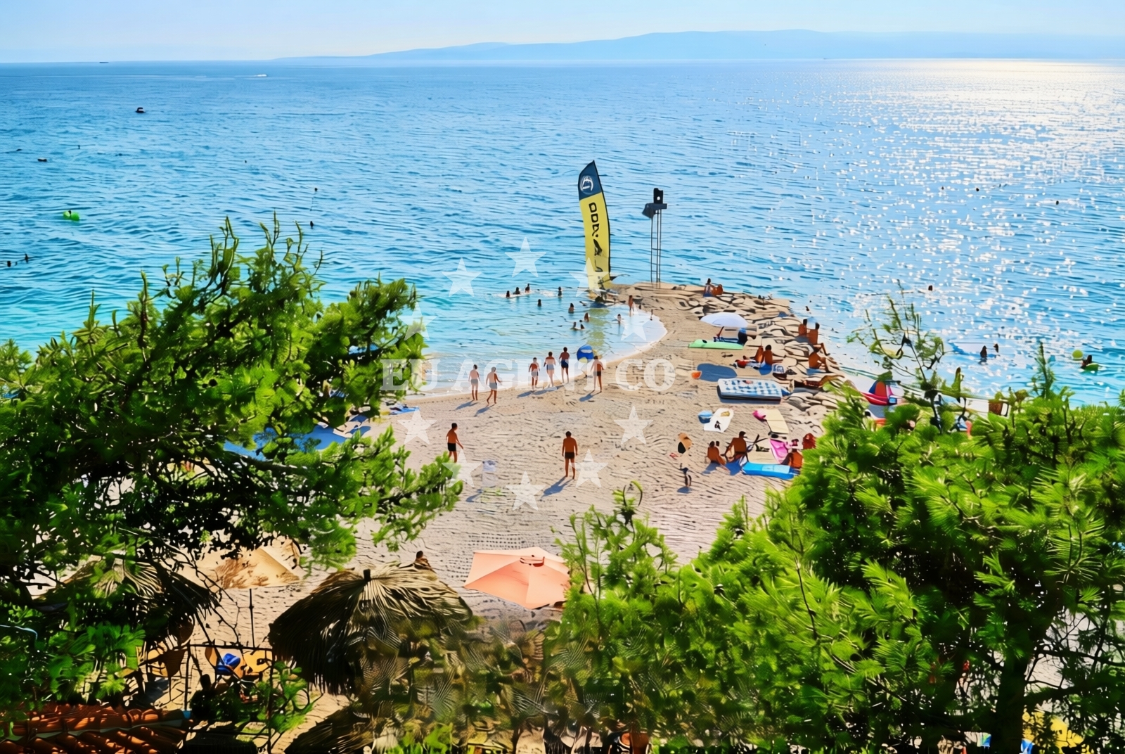 Additional view of Nikolina, Baška Voda Beach in Nikolina