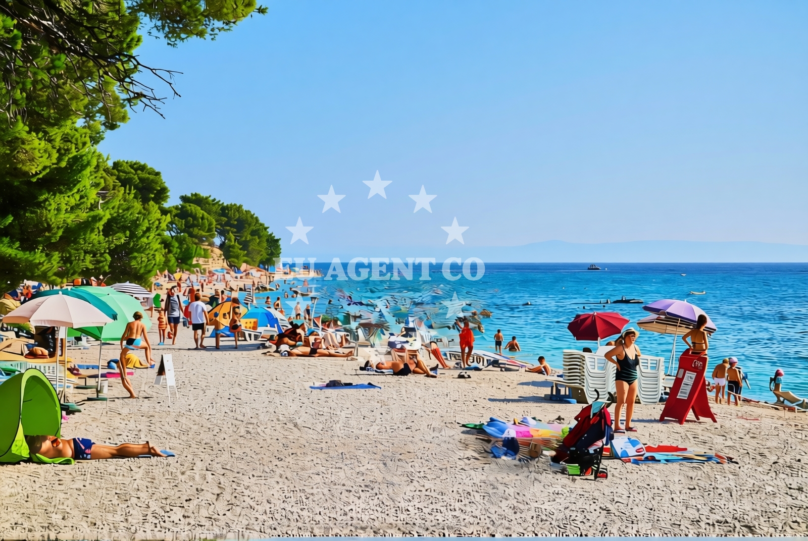 Additional view of Nikolina, Baška Voda Beach in Nikolina
