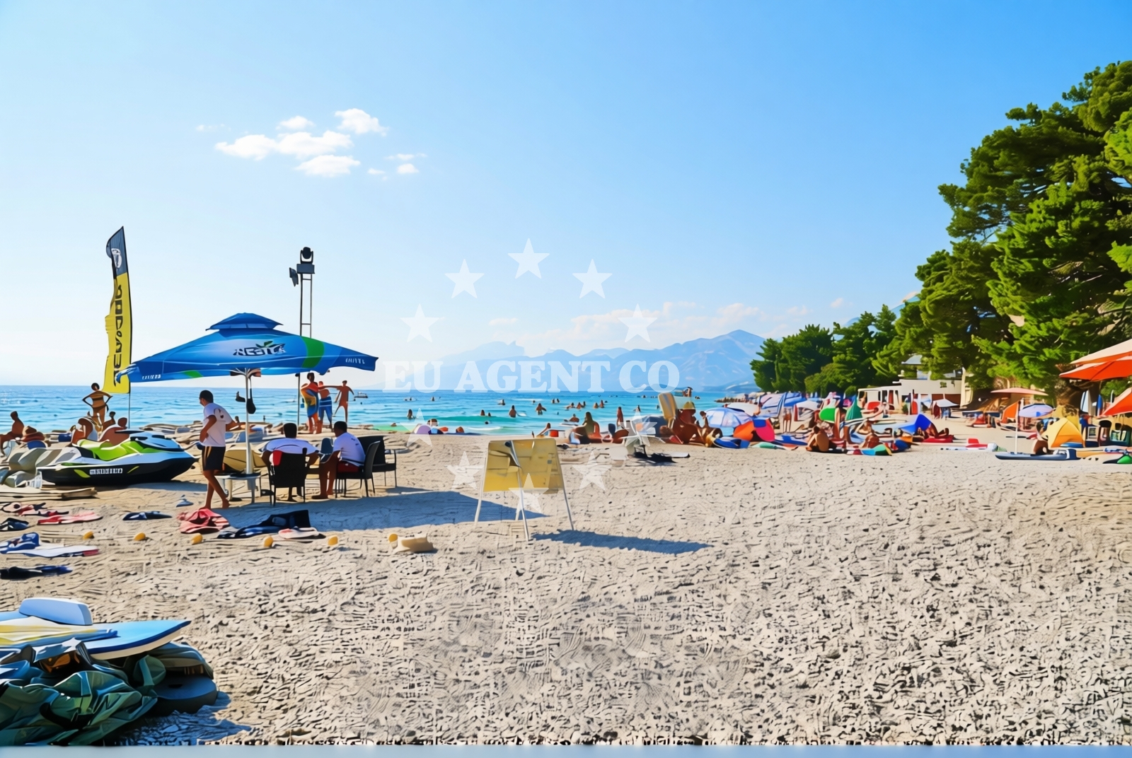 Additional view of Nikolina, Baška Voda Beach in Nikolina