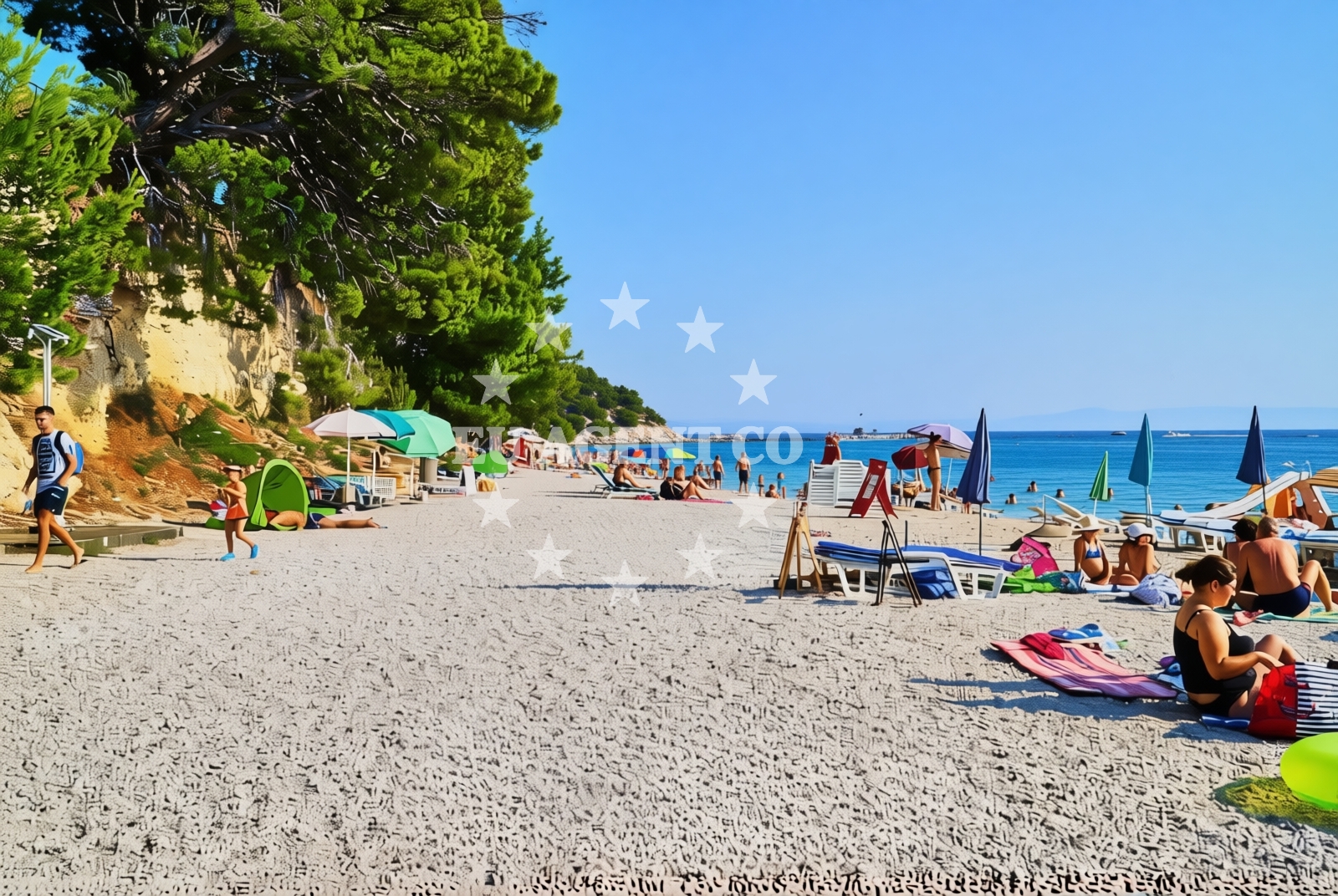 Additional view of Nikolina, Baška Voda Beach in Nikolina
