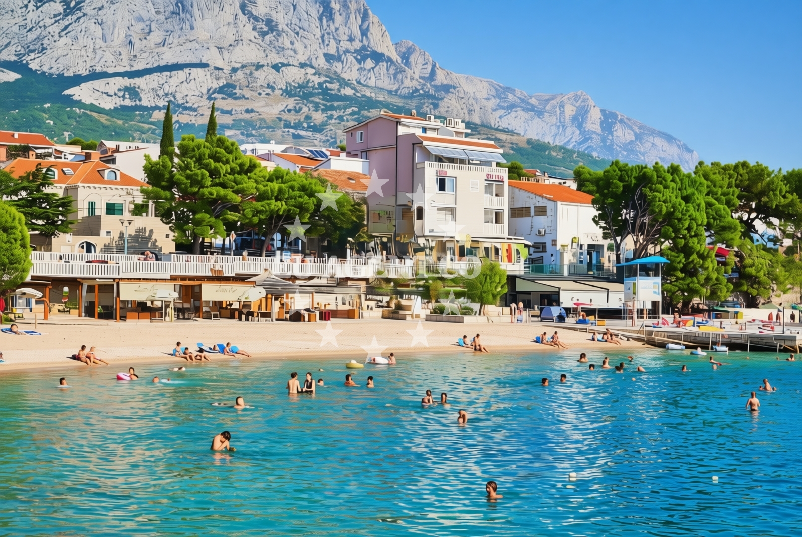Additional view of Nikolina, Baška Voda Beach in Nikolina