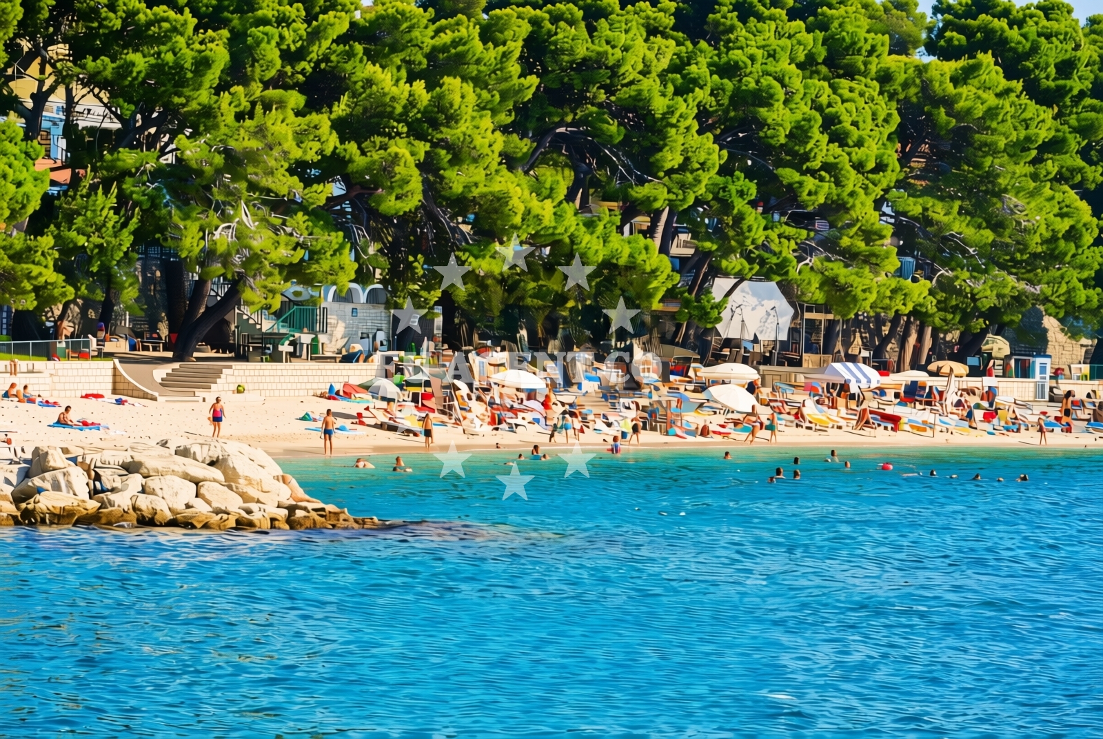 Additional view of Nikolina, Baška Voda Beach in Nikolina