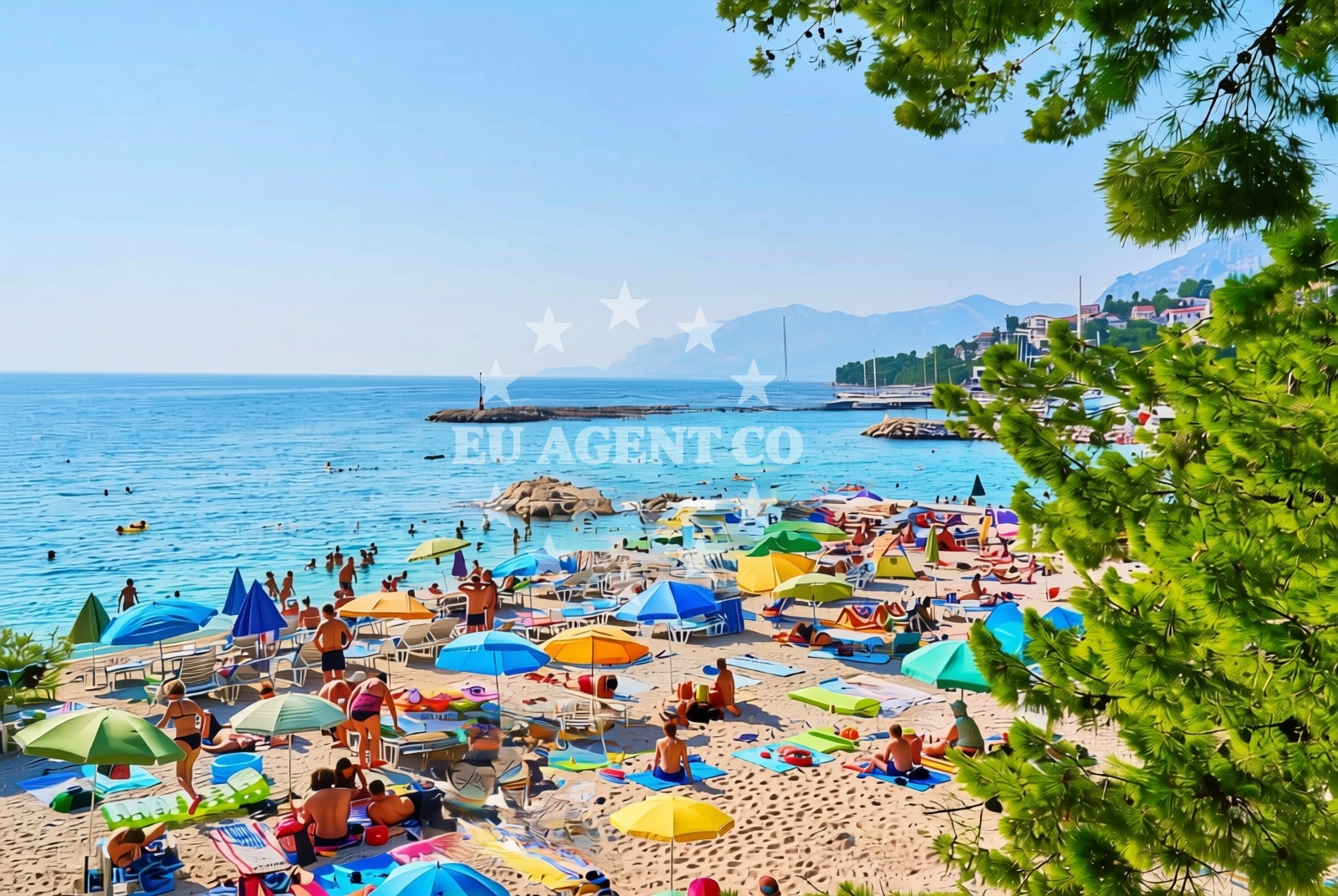 Additional view of Nikolina, Baška Voda Beach in Nikolina