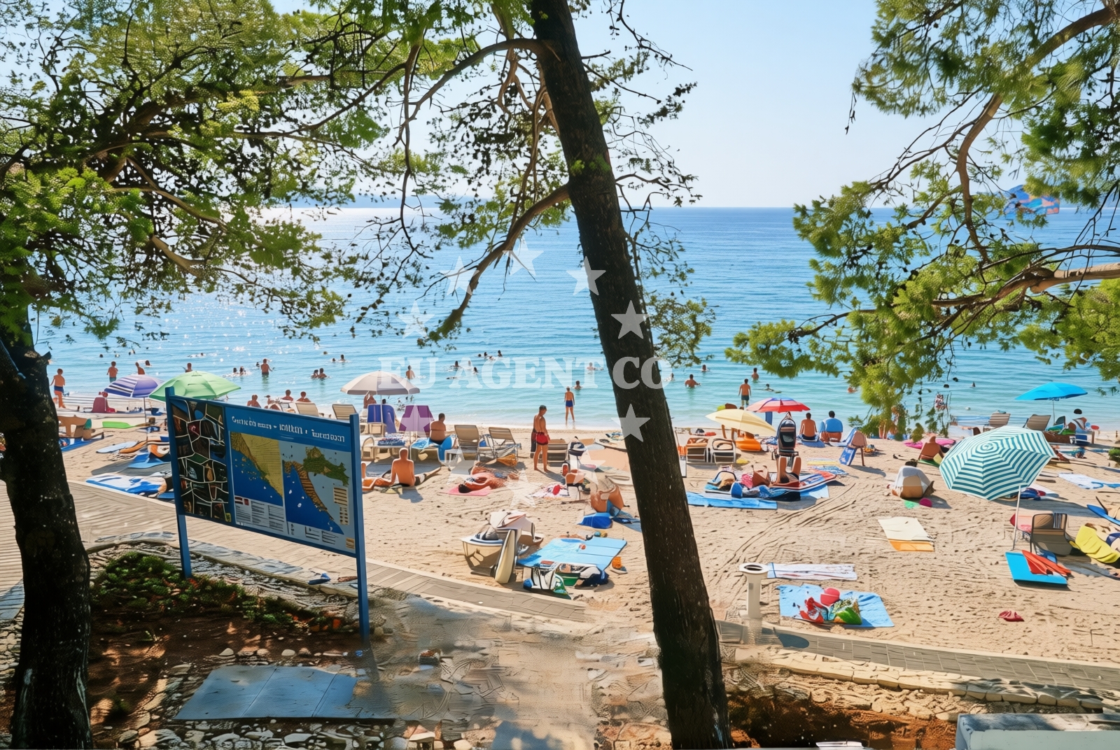 Additional view of Nikolina, Baška Voda Beach in Nikolina