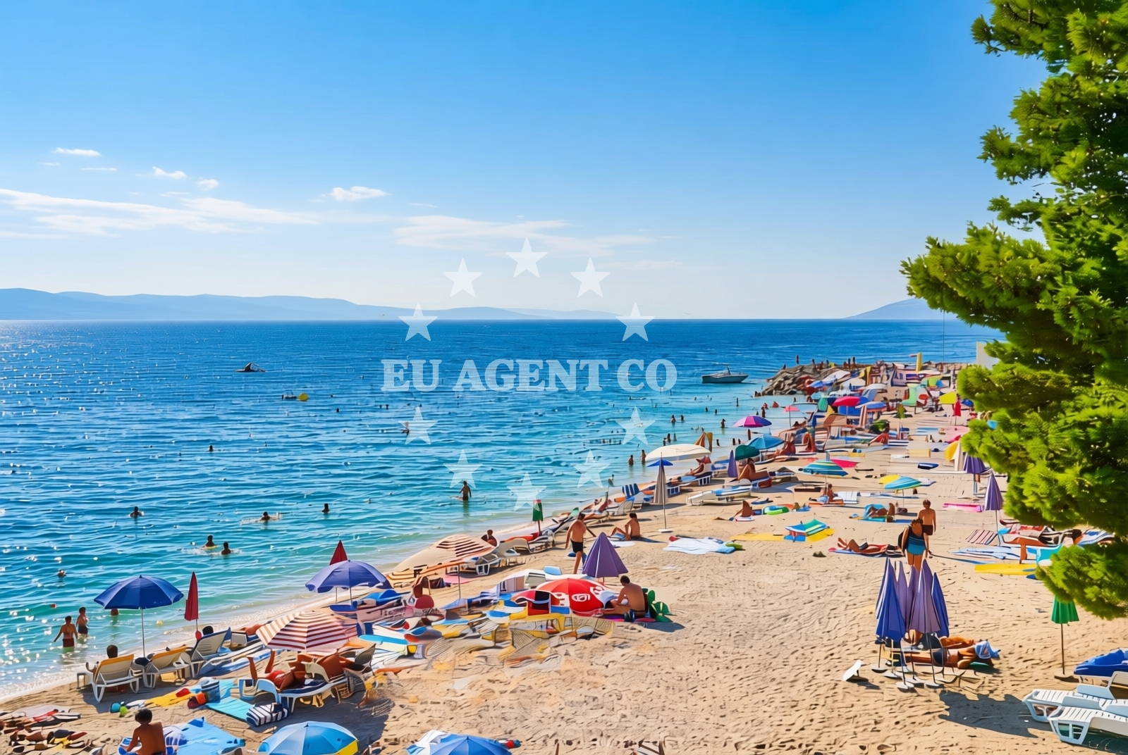 Additional view of Nikolina, Baška Voda Beach in Nikolina