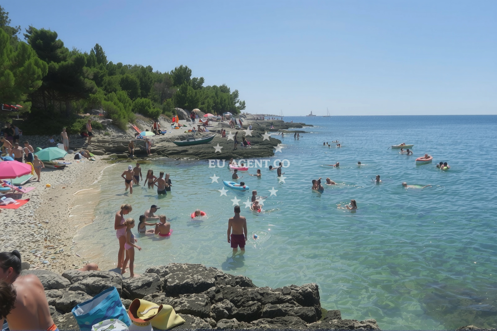 Additional view of Njive beach in 218 Selo 1, Premantura