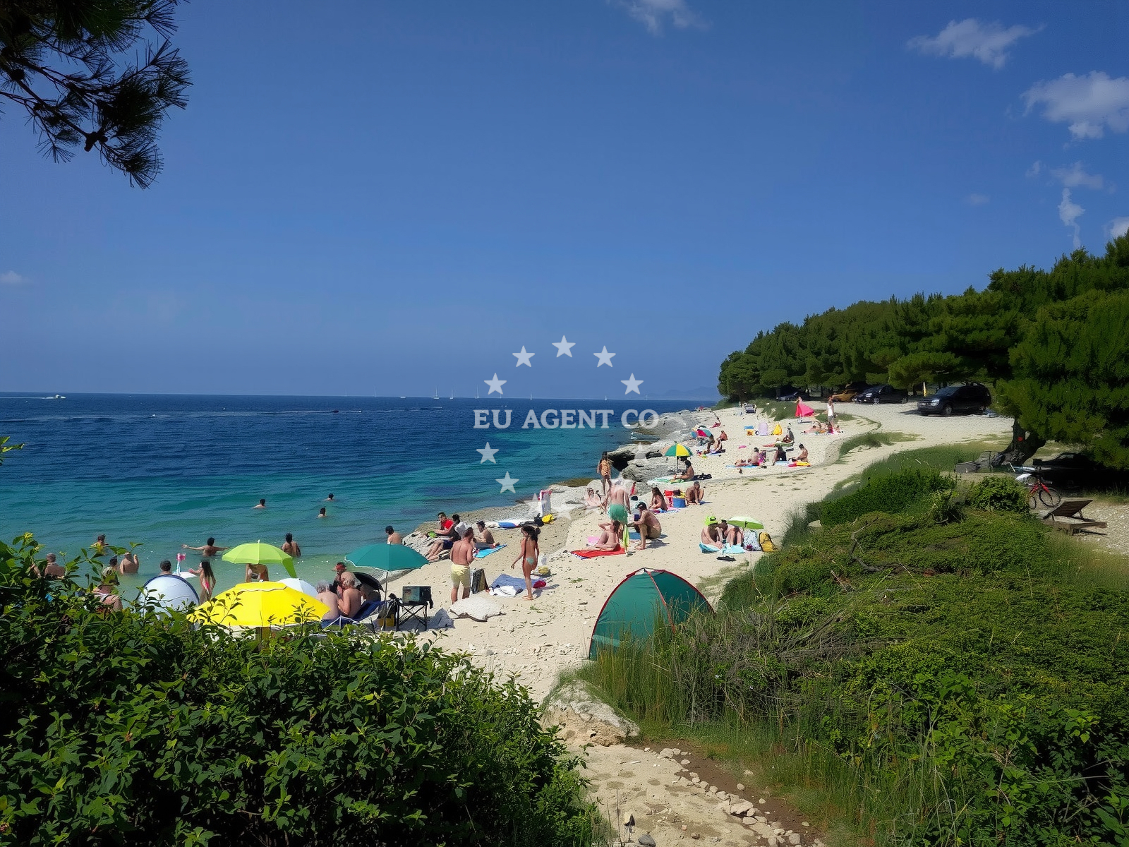 Additional view of Njive beach in 218 Selo 1, Premantura