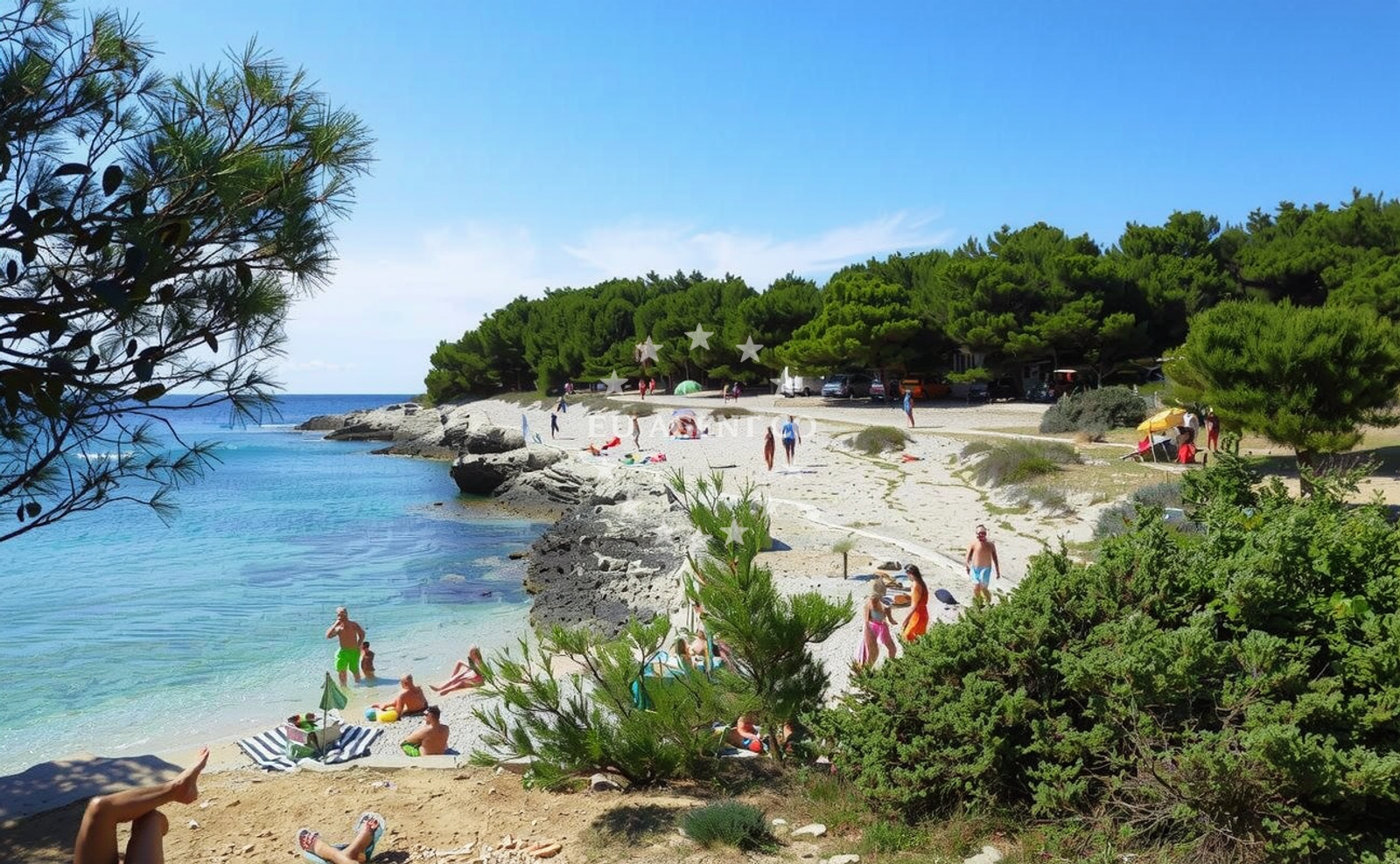 Additional view of Njive beach in 218 Selo 1, Premantura