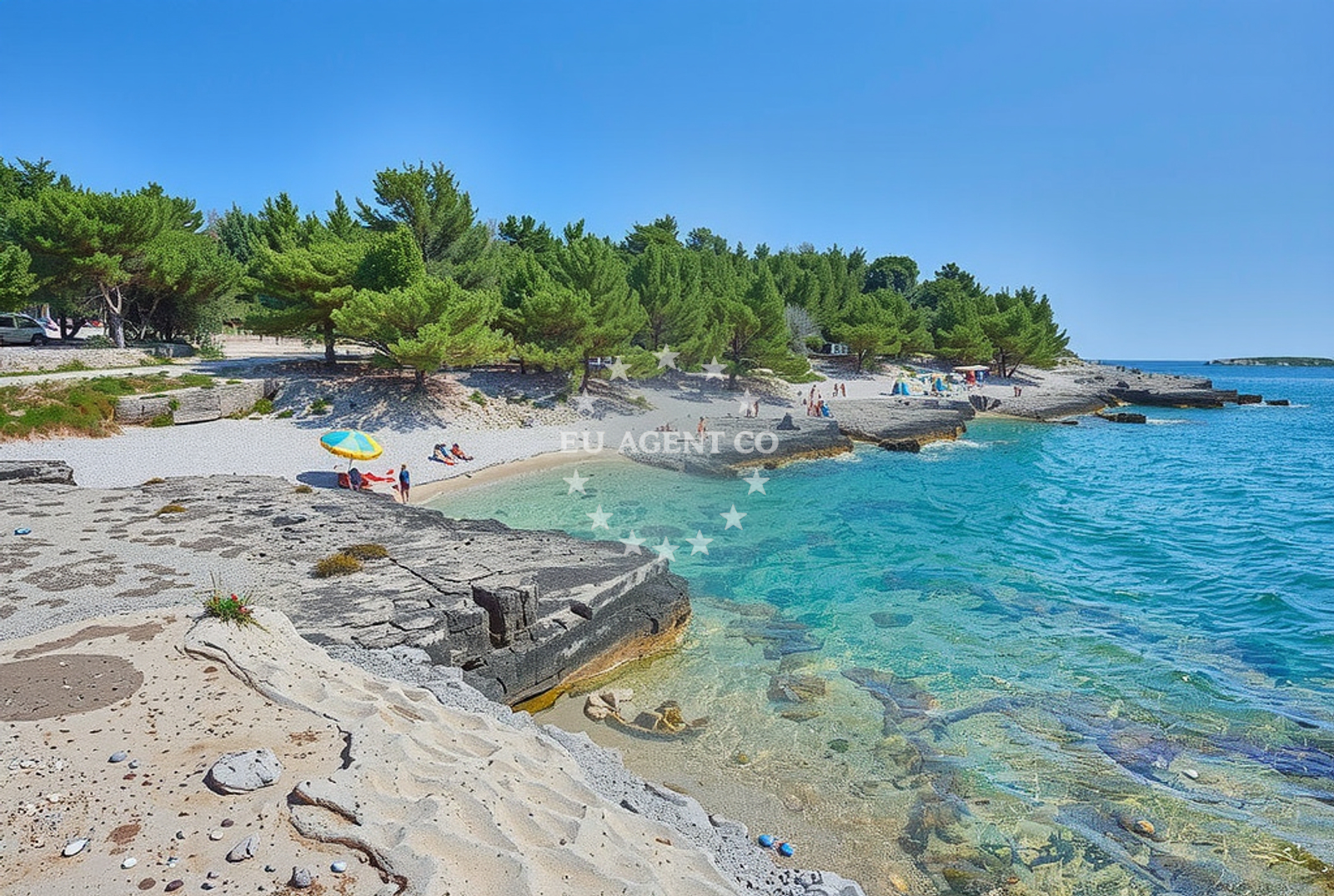 Additional view of Njive beach in 218 Selo 1, Premantura