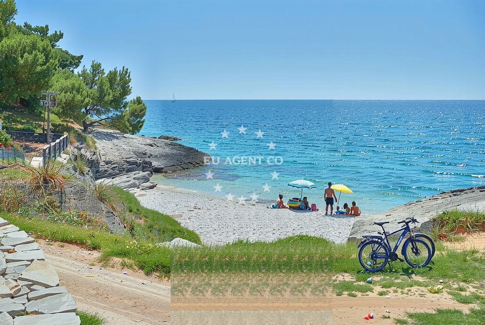 Additional view of Njive beach in 218 Selo 1, Premantura