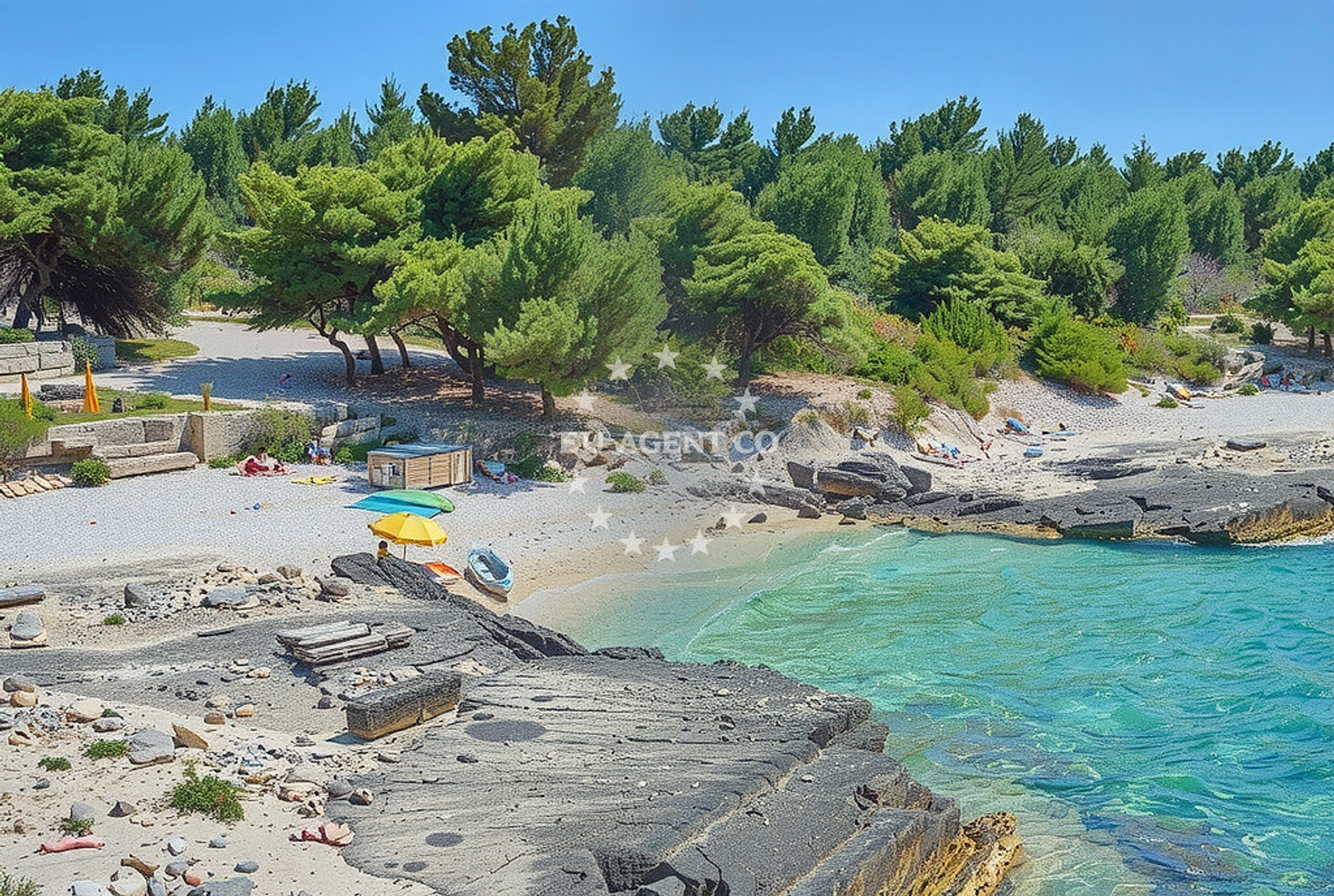 Additional view of Njive beach in 218 Selo 1, Premantura