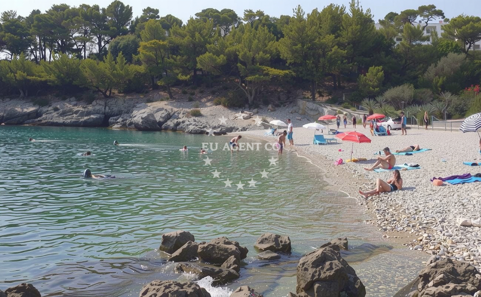 Additional view of Notos Hvar beach in Milna 3rd floor, Milna