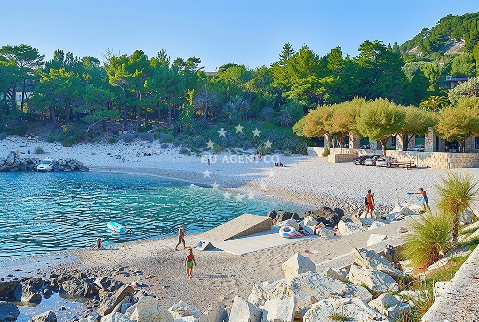 Additional view of Notos Hvar beach in Milna 3rd floor, Milna