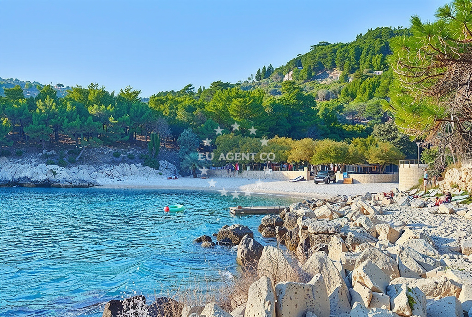 Additional view of Notos Hvar beach in Milna 3rd floor, Milna