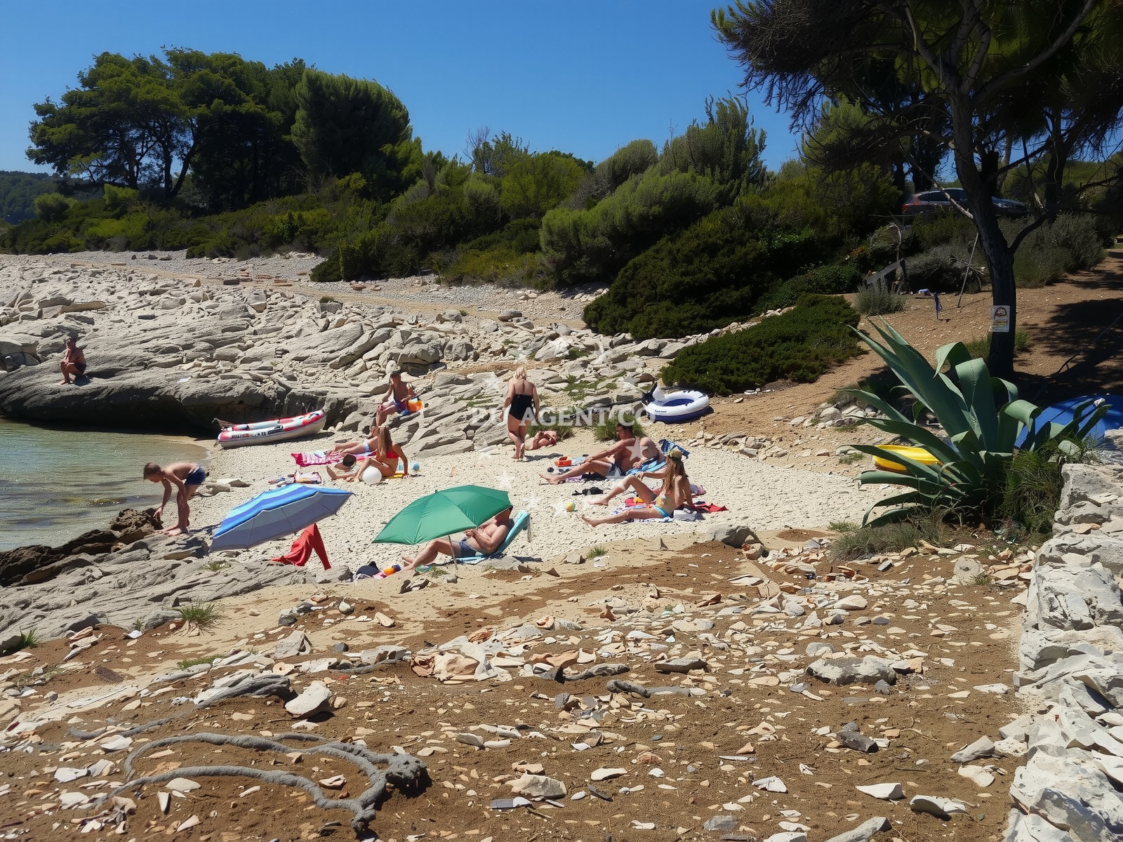 Additional view of Nova beach in Uvala Široka bb, Vela Luka