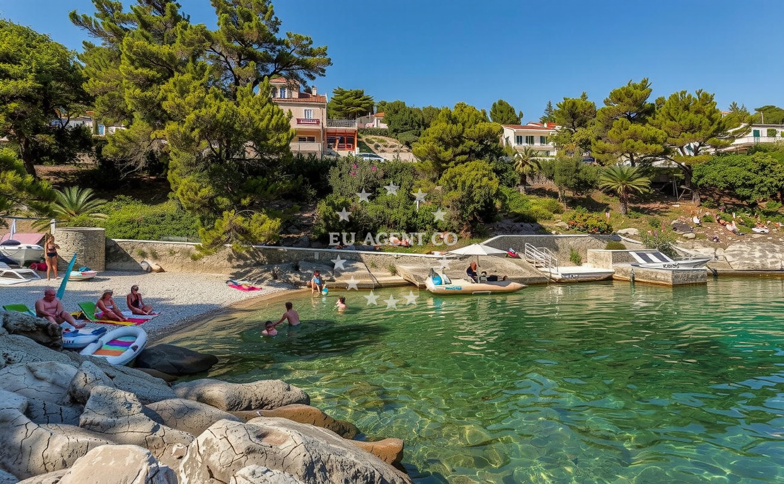 Additional view of Nova Brac beach in Put ružmarina 13, Selca