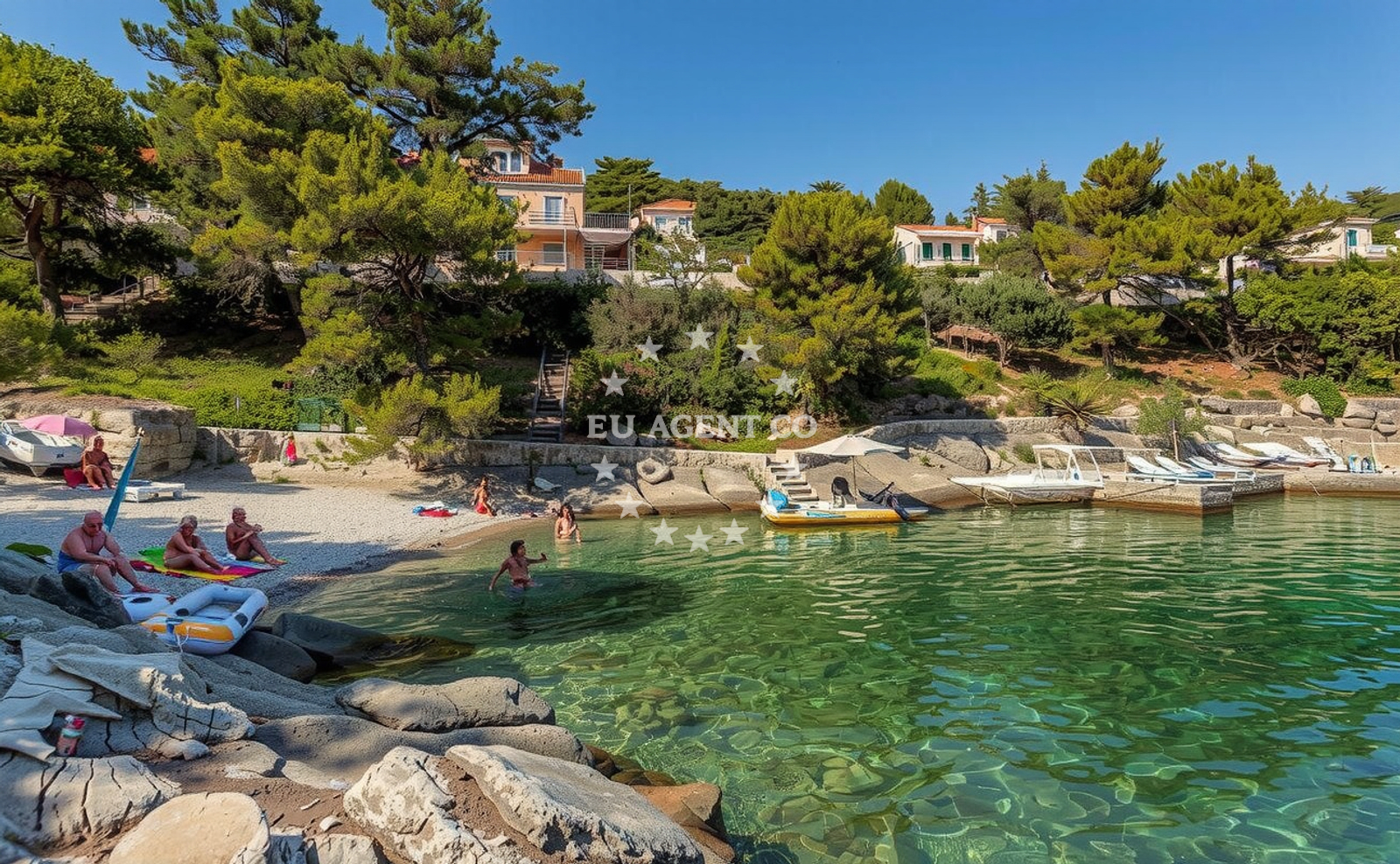 Additional view of Nova Brac beach in Put ružmarina 13, Selca