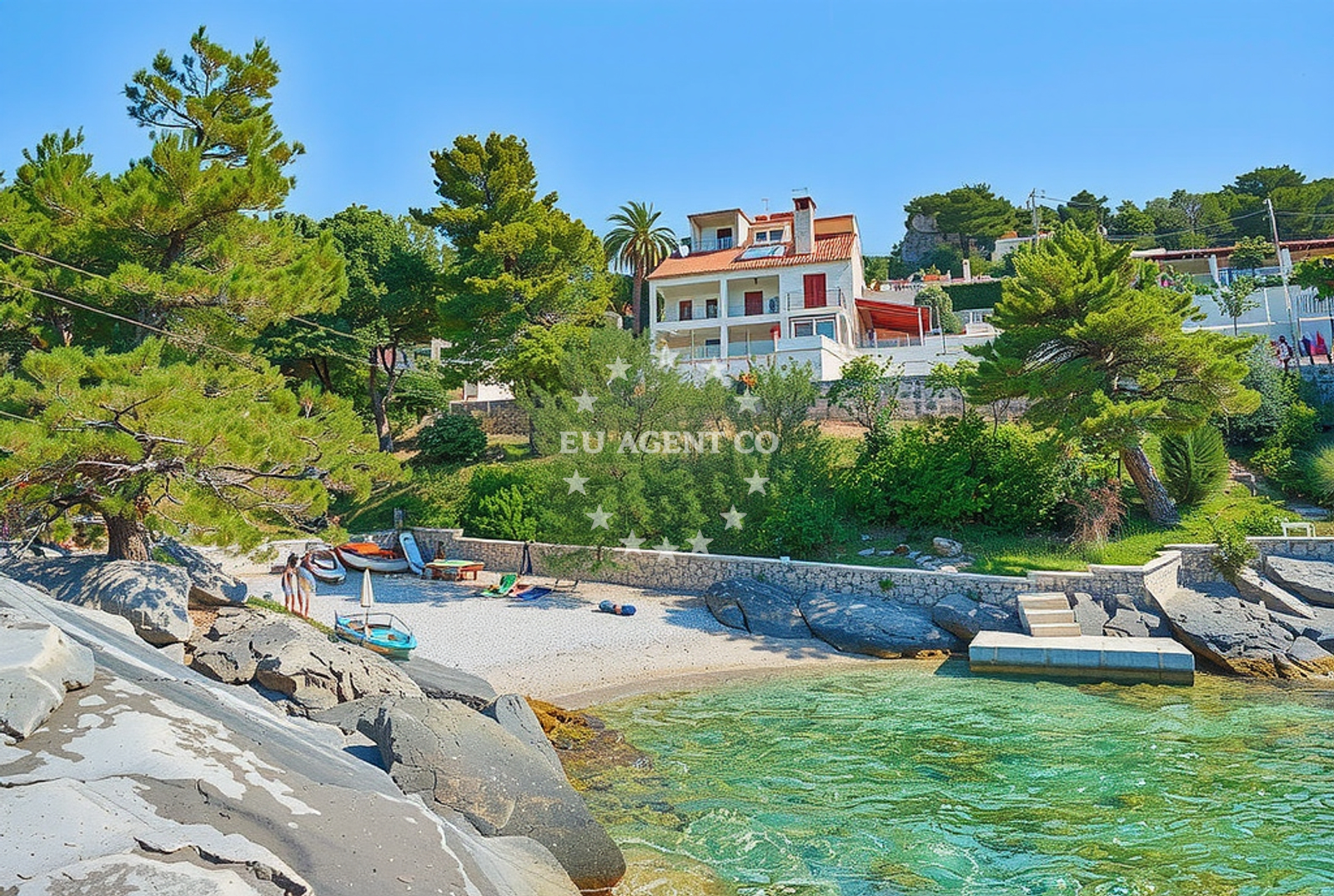 Additional view of Nova Brac beach in Put ružmarina 13, Selca