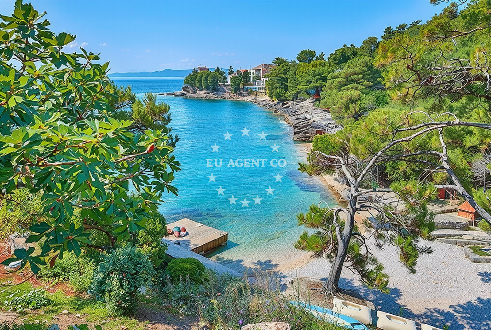 Additional view of Nova Brac beach in Put ružmarina 13, Selca