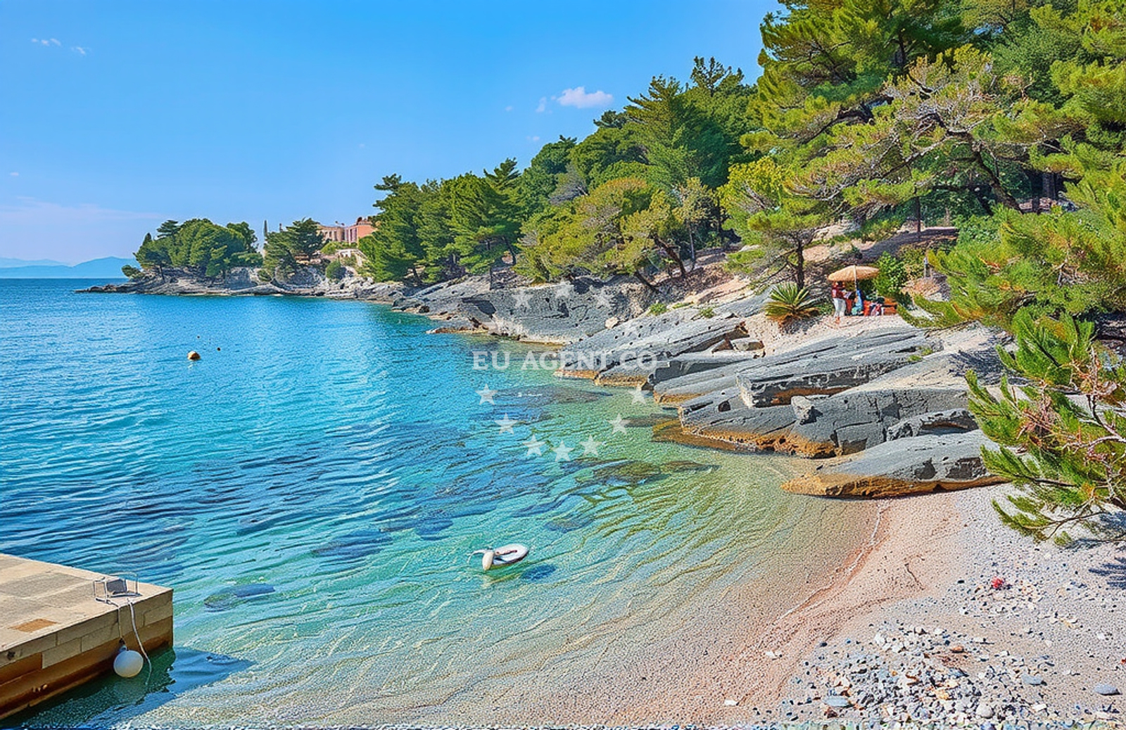 Additional view of Nova Brac beach in Put ružmarina 13, Selca