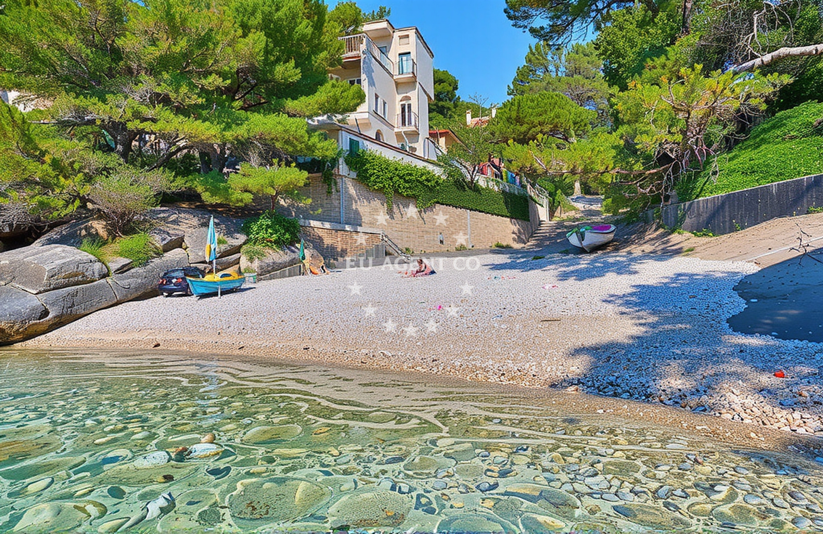 Additional view of Nova Brac beach in Put ružmarina 13, Selca